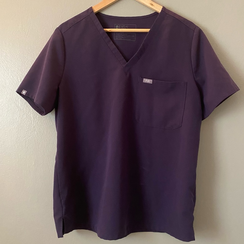 Figs Pocket Scrub Top - Size Large